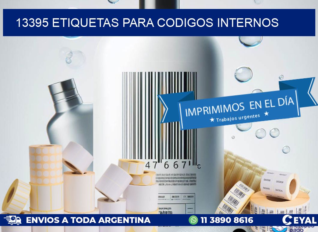 13395 ETIQUETAS PARA CODIGOS INTERNOS
