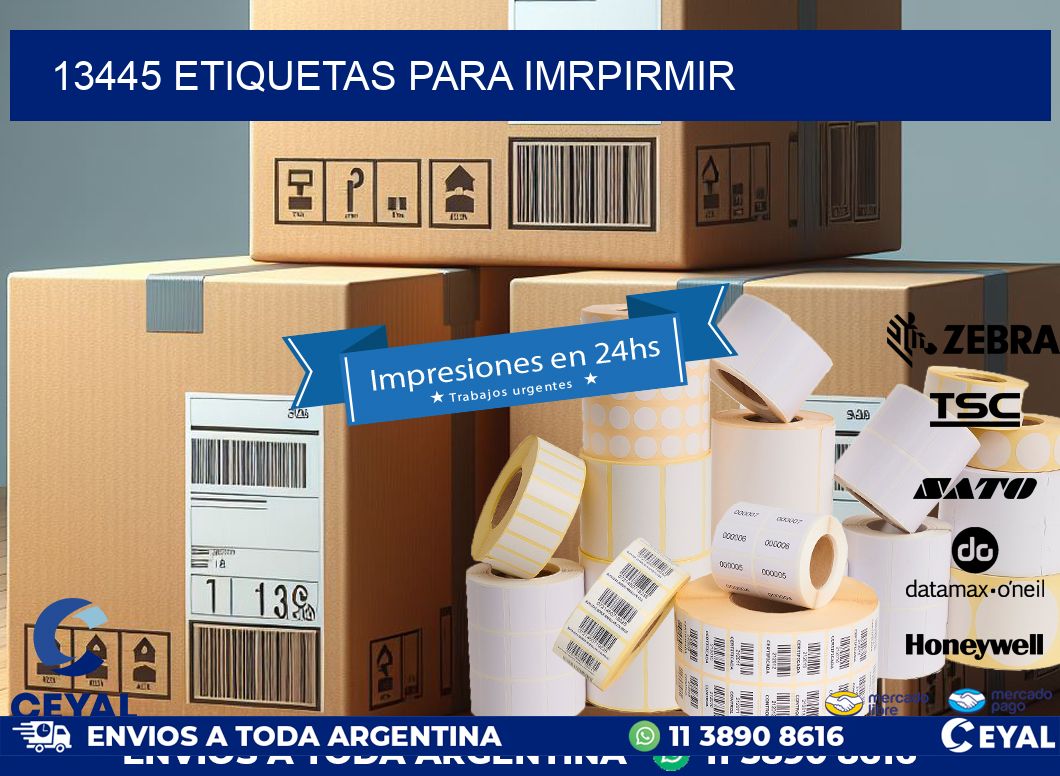 13445 ETIQUETAS PARA IMRPIRMIR