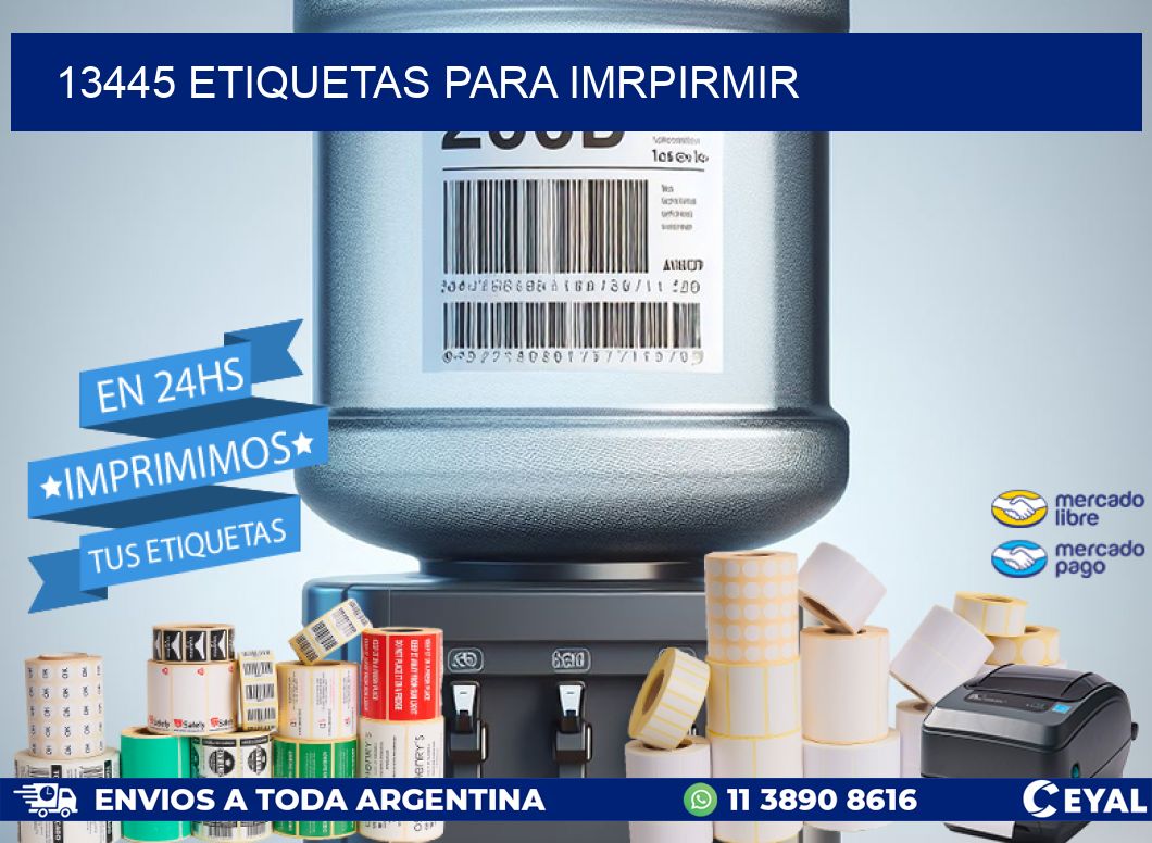 13445 ETIQUETAS PARA IMRPIRMIR