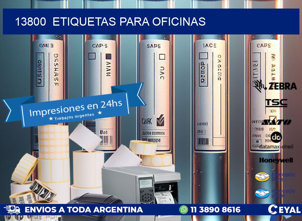 13800 ETIQUETAS PARA OFICINAS