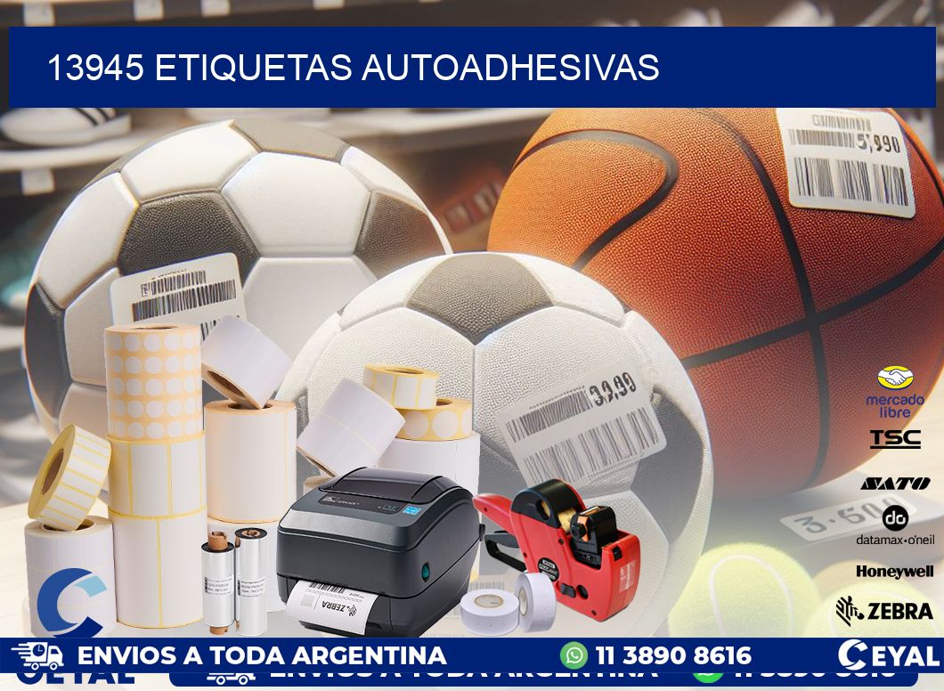 13945 ETIQUETAS AUTOADHESIVAS