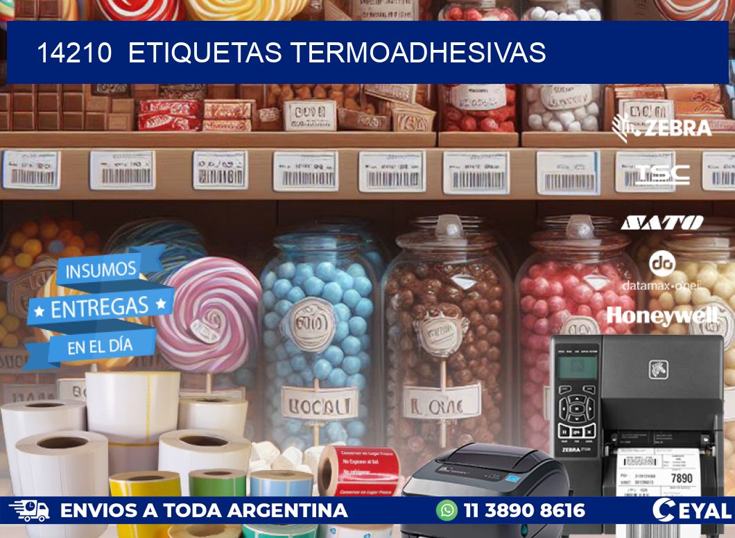 14210 ETIQUETAS TERMOADHESIVAS