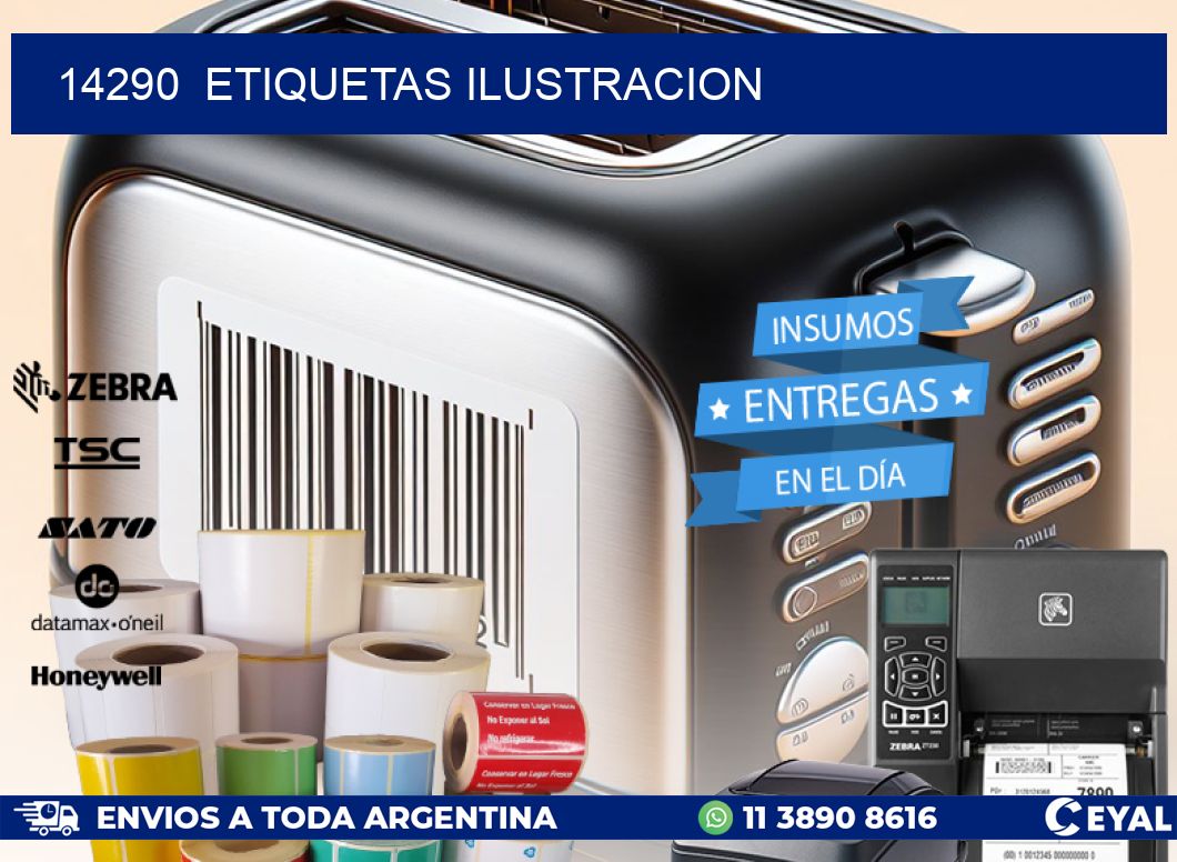 14290 ETIQUETAS ILUSTRACION