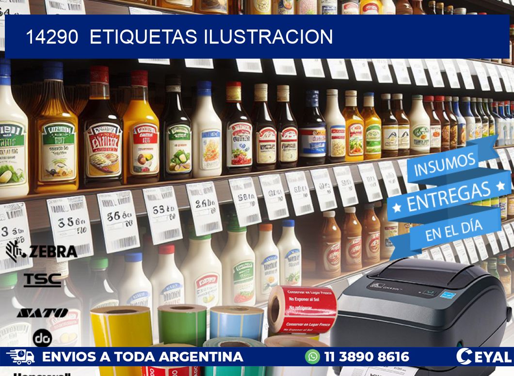 14290 ETIQUETAS ILUSTRACION