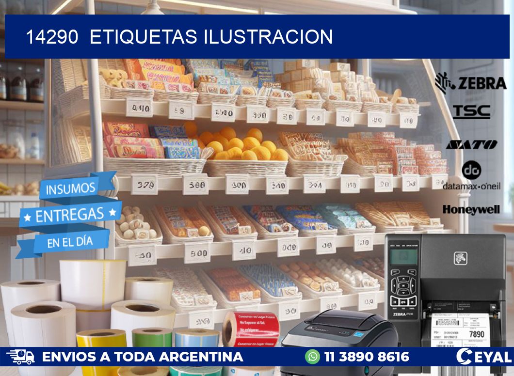 14290 ETIQUETAS ILUSTRACION