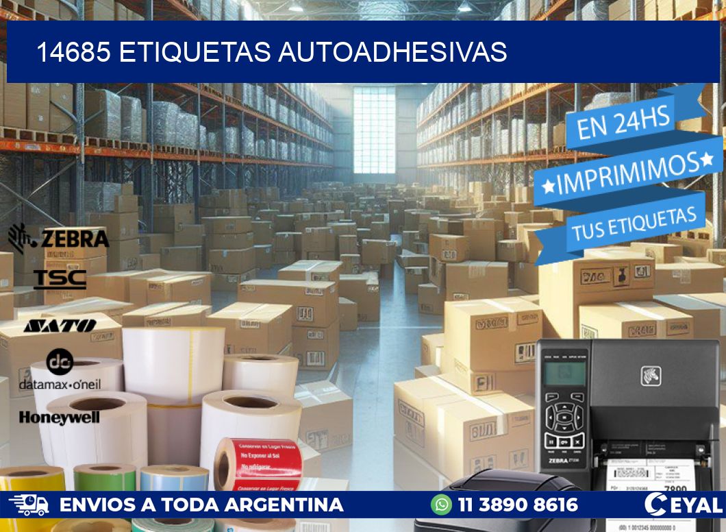 14685 ETIQUETAS AUTOADHESIVAS