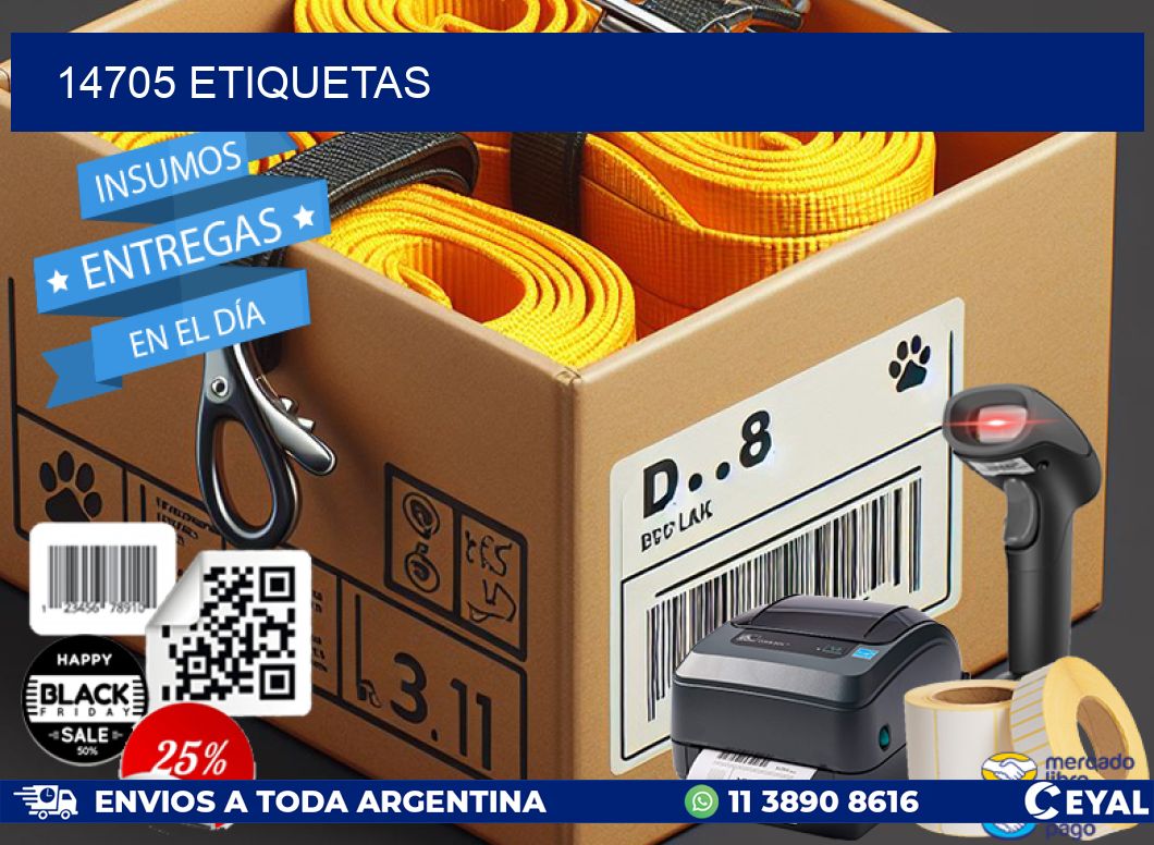 14705 ETIQUETAS