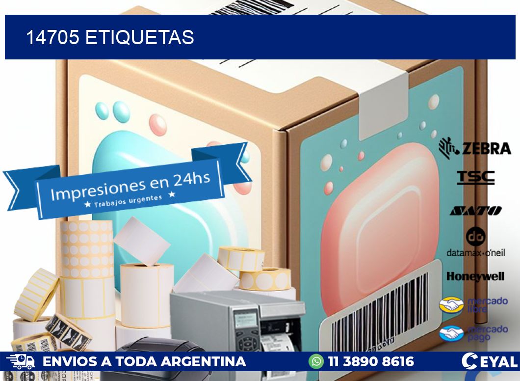 14705 ETIQUETAS