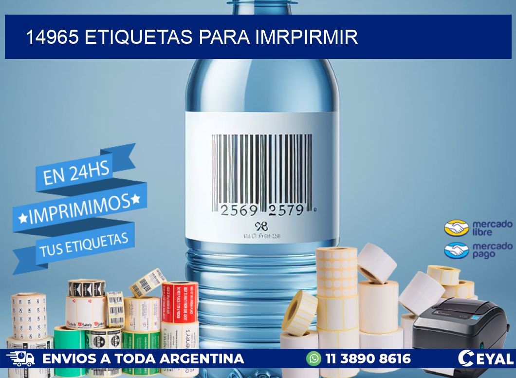 14965 ETIQUETAS PARA IMRPIRMIR