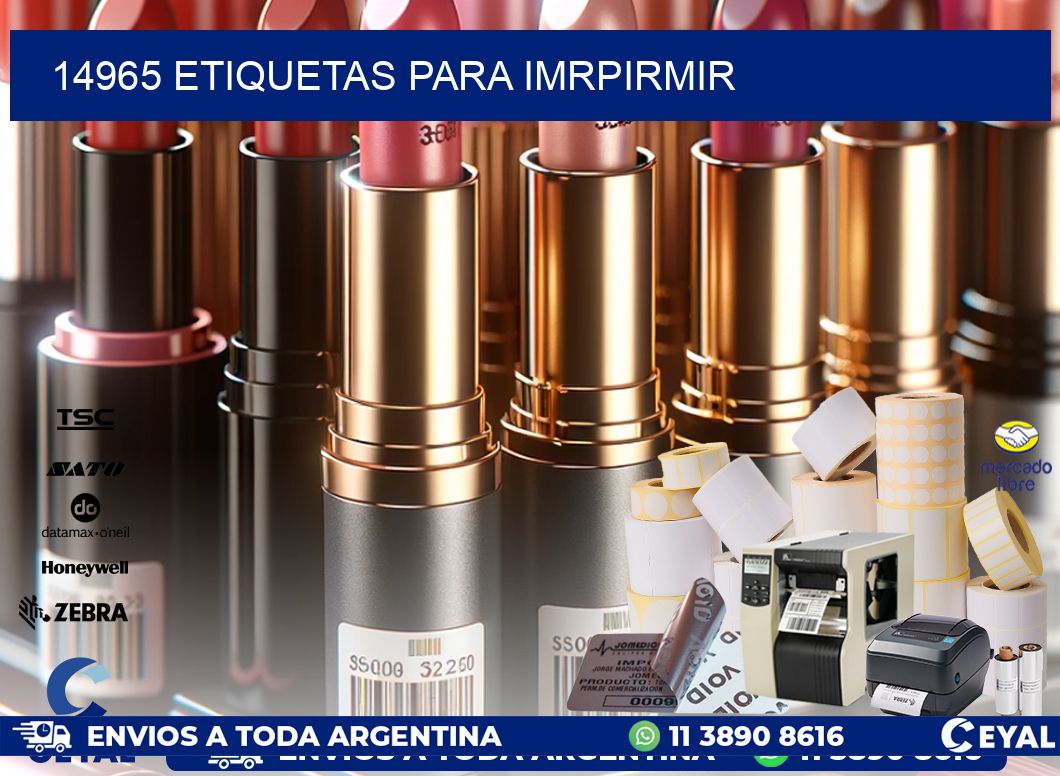 14965 ETIQUETAS PARA IMRPIRMIR