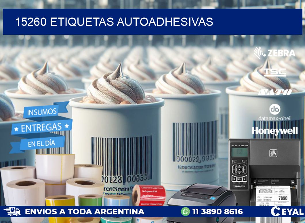 15260 ETIQUETAS AUTOADHESIVAS