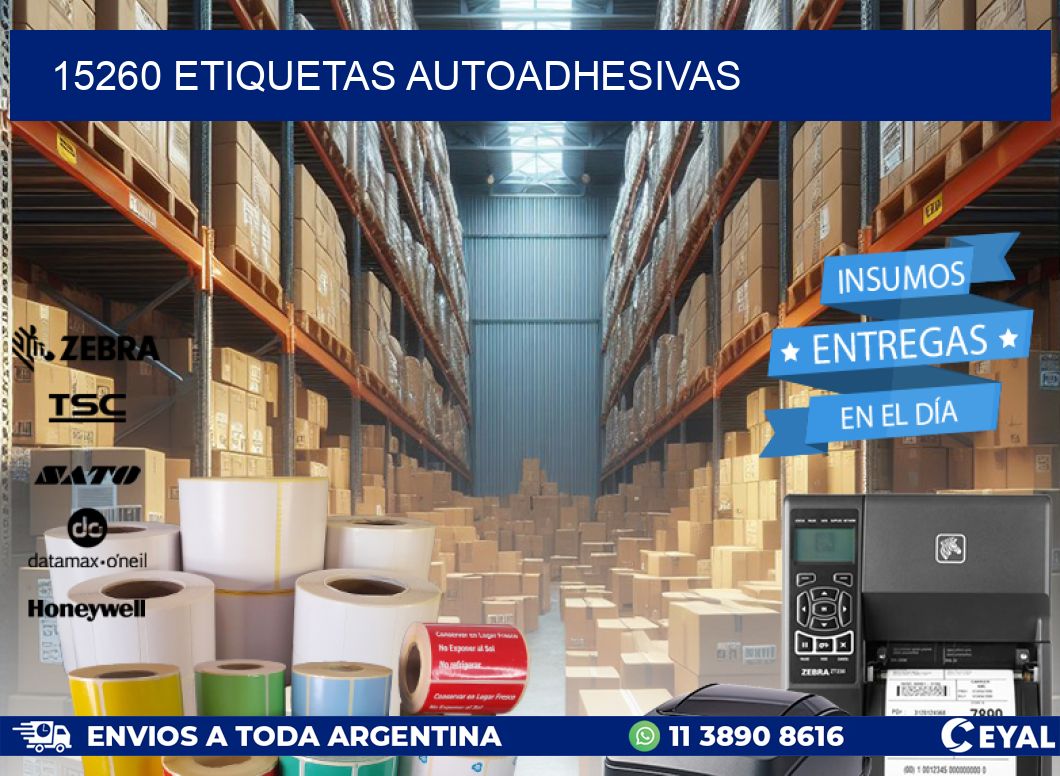15260 ETIQUETAS AUTOADHESIVAS