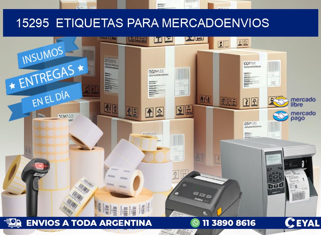 15295  ETIQUETAS PARA MERCADOENVIOS