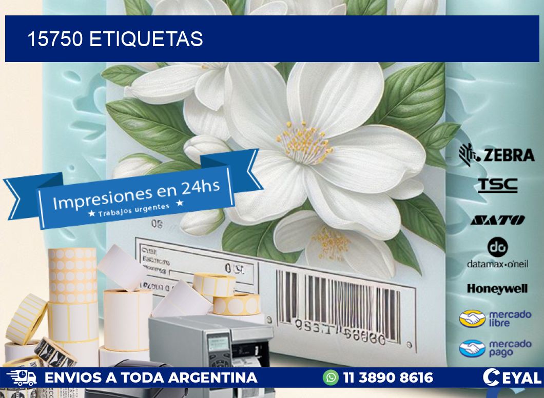 15750 ETIQUETAS
