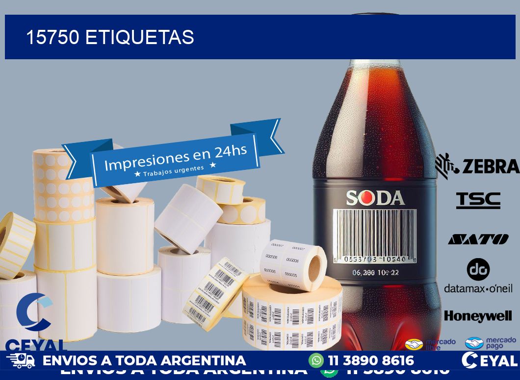 15750 ETIQUETAS