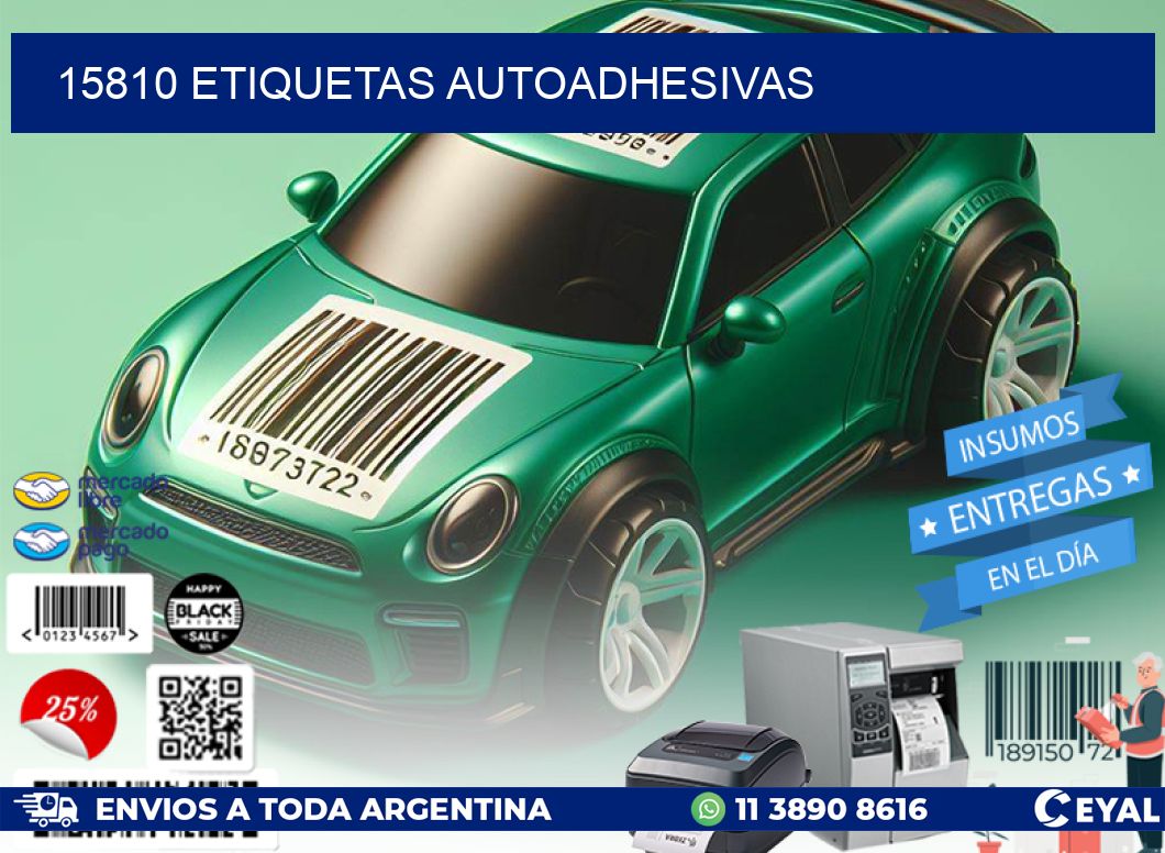 15810 ETIQUETAS AUTOADHESIVAS