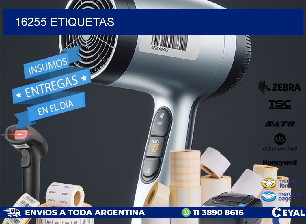 16255 ETIQUETAS