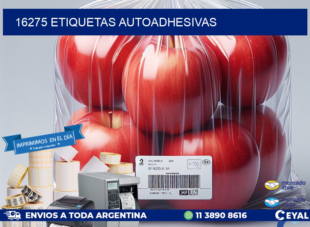 16275 ETIQUETAS AUTOADHESIVAS
