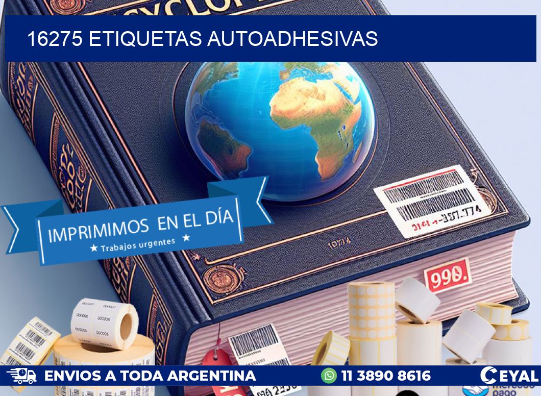 16275 ETIQUETAS AUTOADHESIVAS