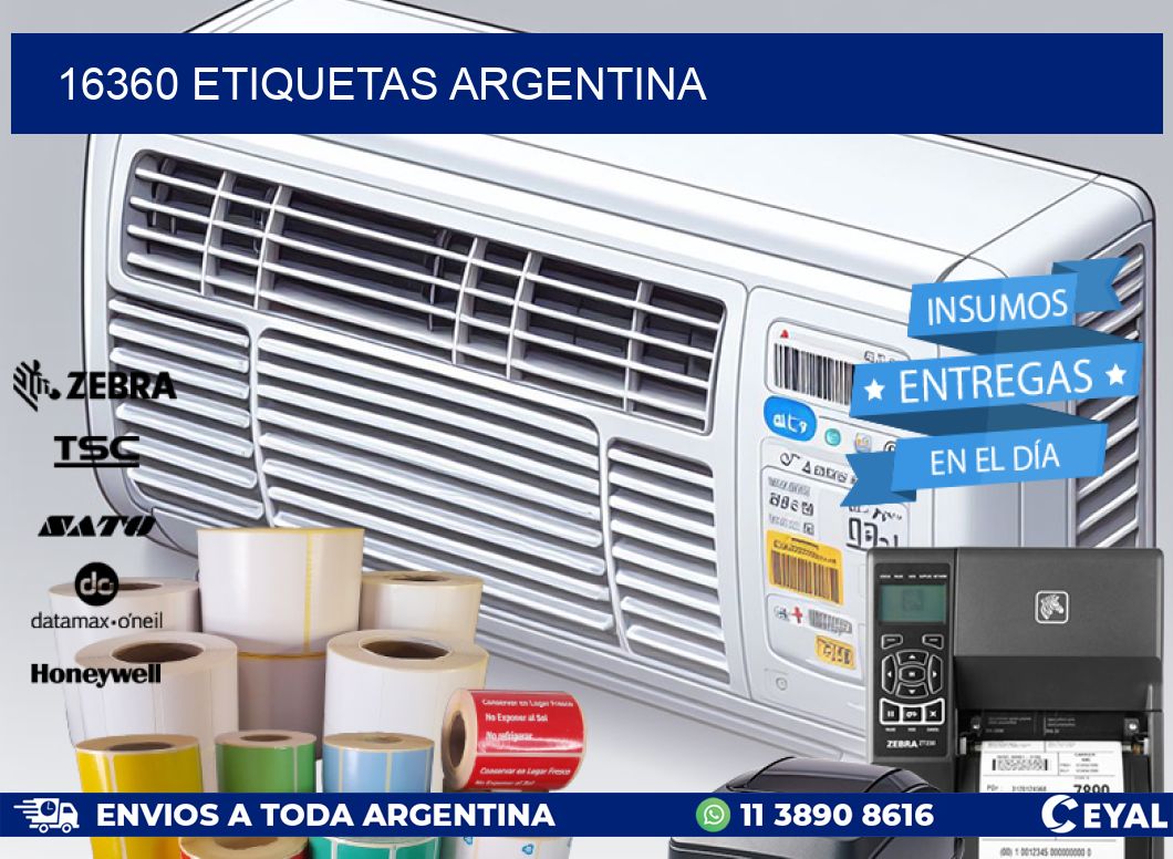 16360 ETIQUETAS ARGENTINA