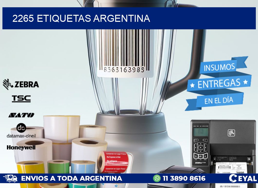 2265 ETIQUETAS ARGENTINA