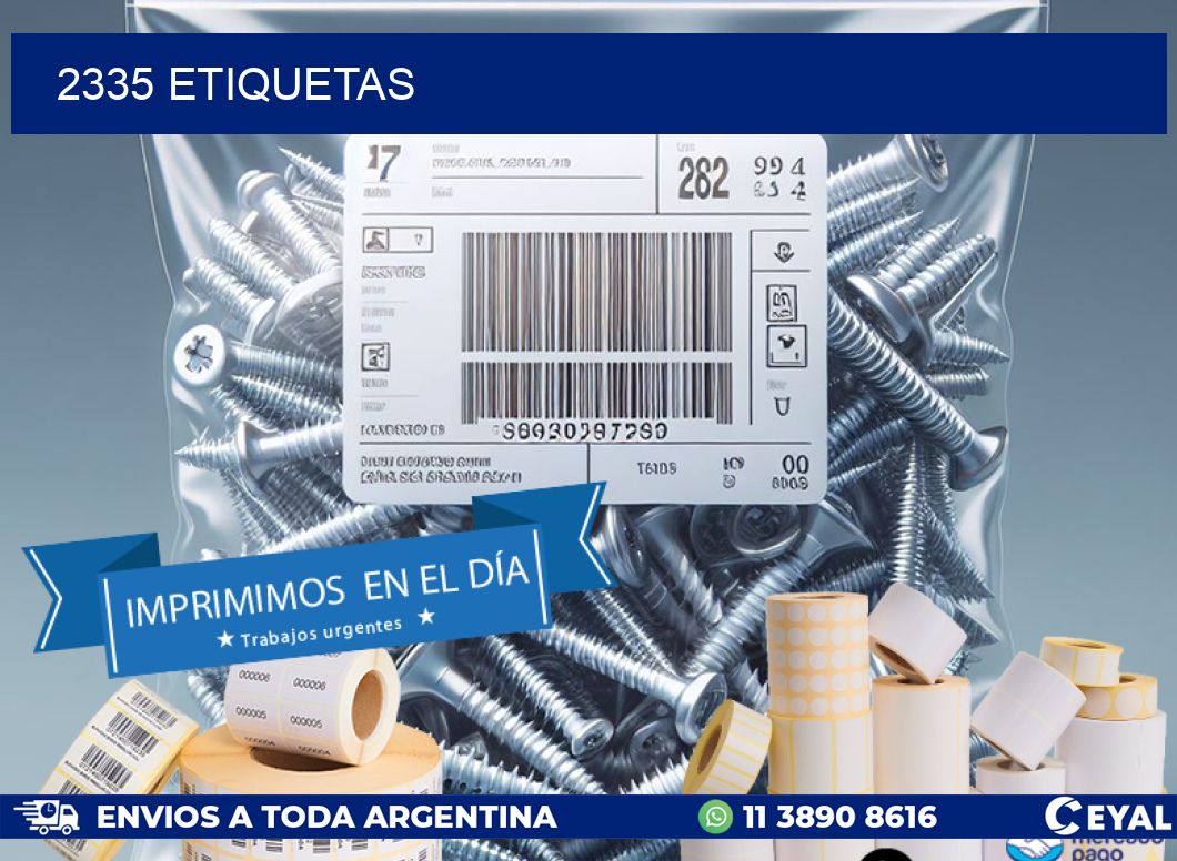 2335 ETIQUETAS
