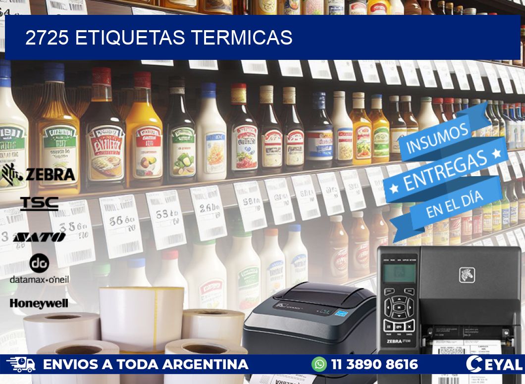 2725 ETIQUETAS TERMICAS