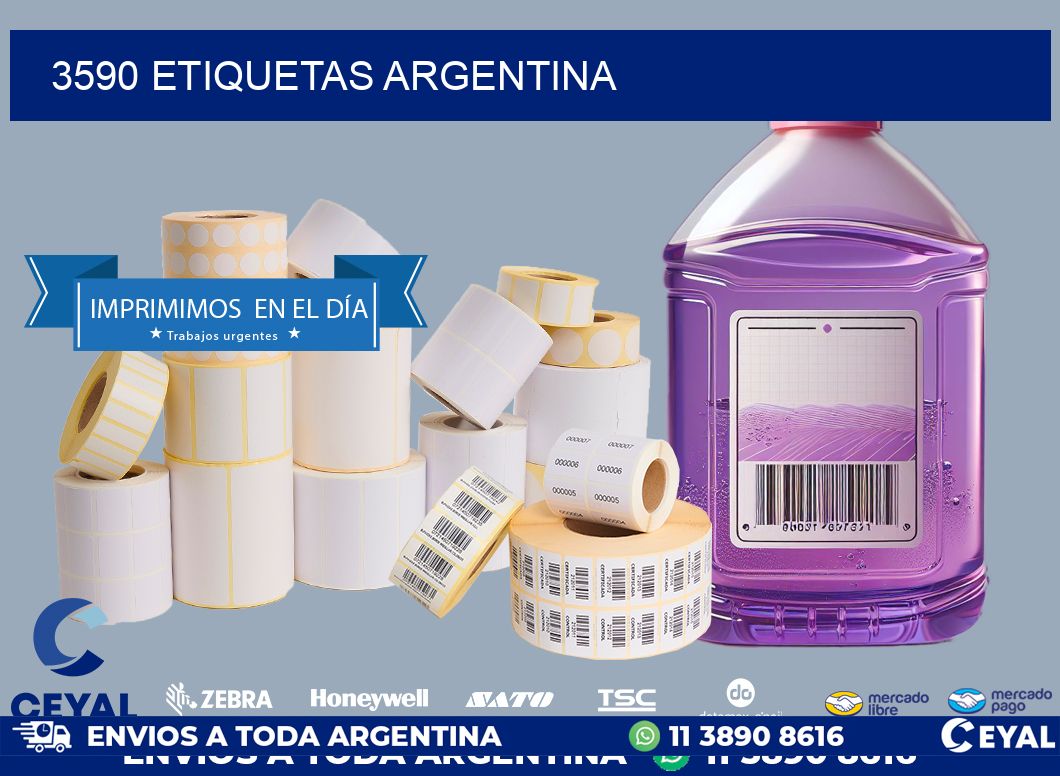 3590 ETIQUETAS ARGENTINA