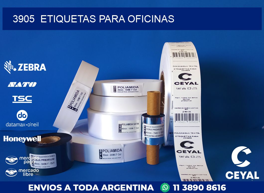 3905 ETIQUETAS PARA OFICINAS