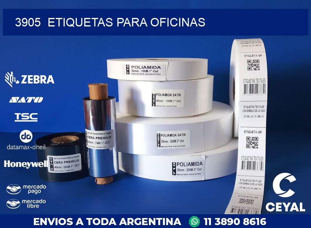 3905 ETIQUETAS PARA OFICINAS