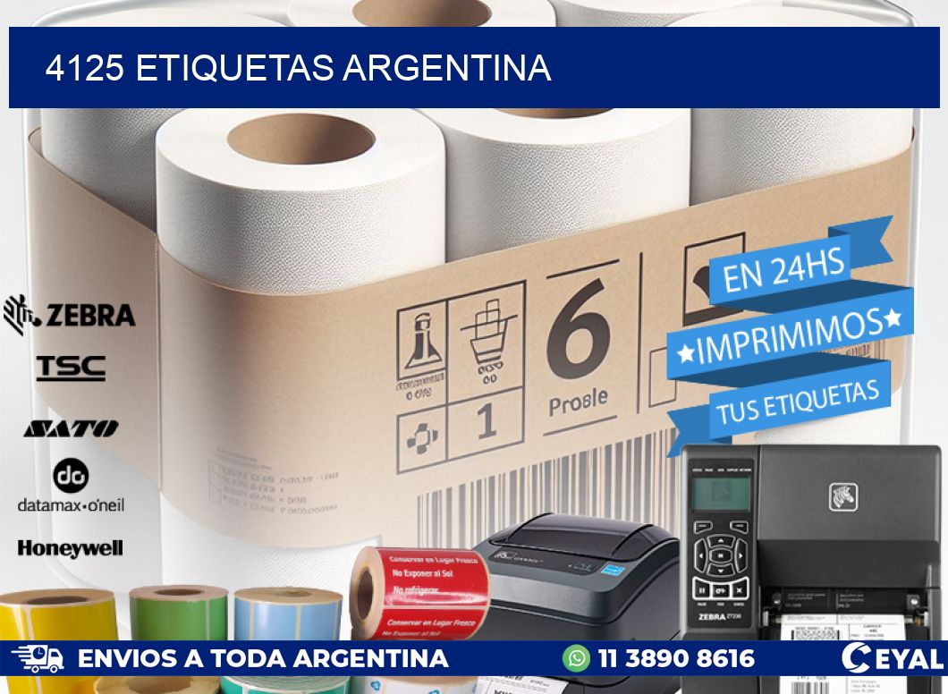 4125 ETIQUETAS ARGENTINA