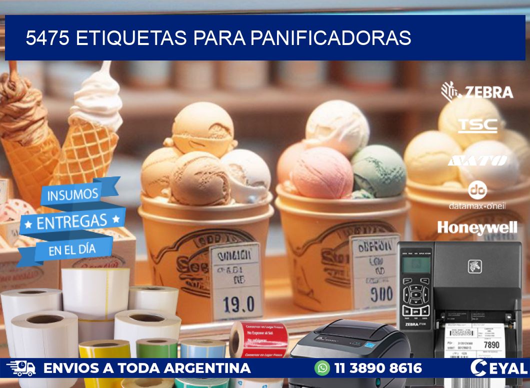 5475 ETIQUETAS PARA PANIFICADORAS