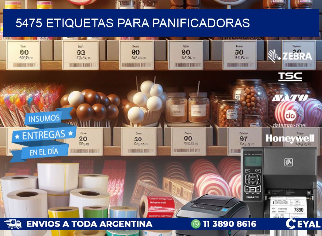 5475 ETIQUETAS PARA PANIFICADORAS