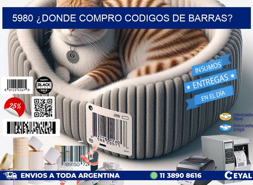 5980 ¿DONDE COMPRO CODIGOS DE BARRAS?