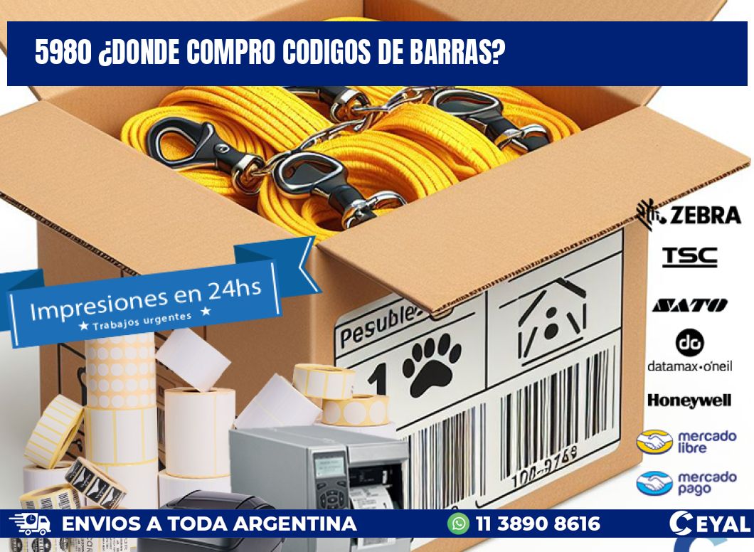 5980 ¿DONDE COMPRO CODIGOS DE BARRAS?