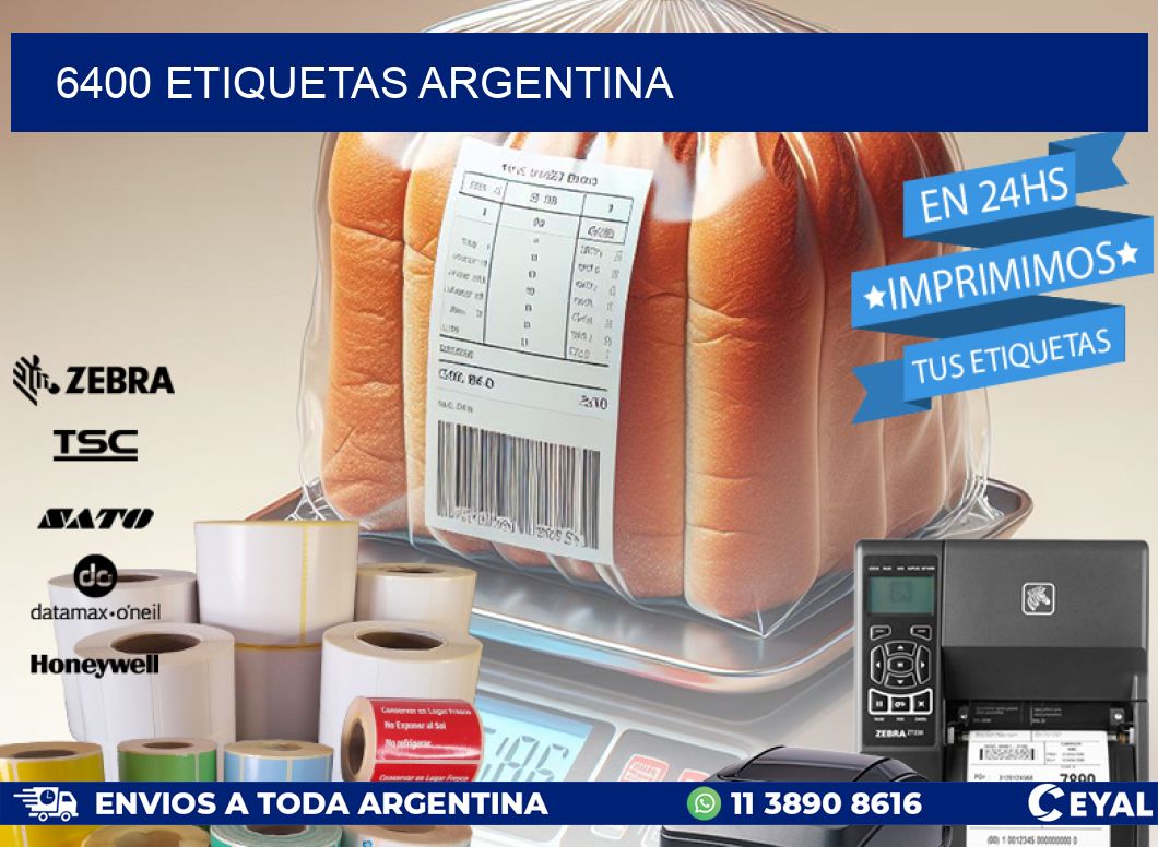 6400 ETIQUETAS ARGENTINA