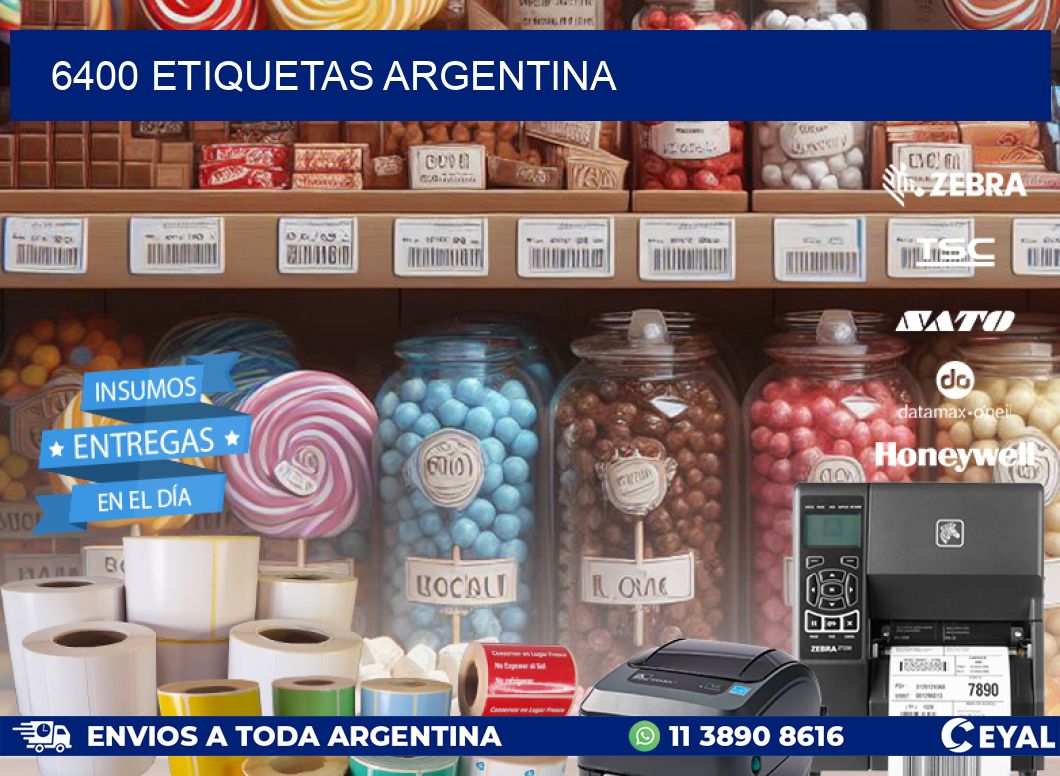 6400 ETIQUETAS ARGENTINA