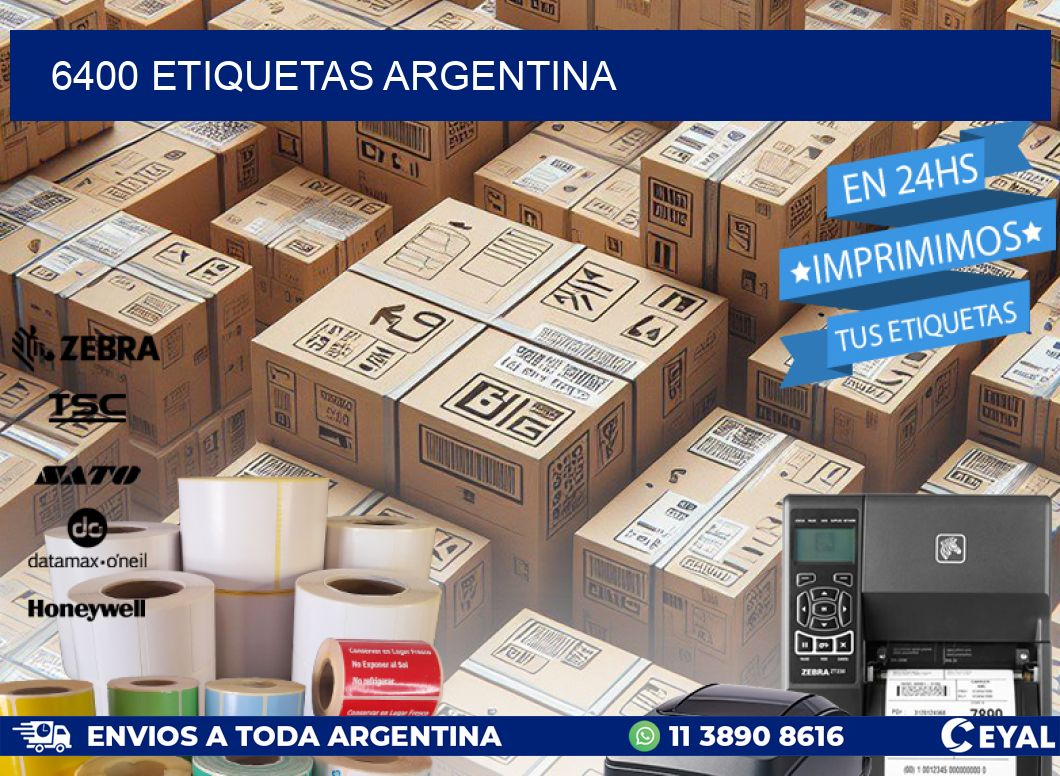 6400 ETIQUETAS ARGENTINA