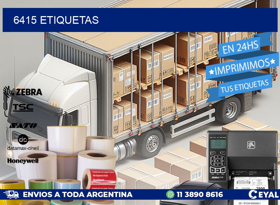 6415 ETIQUETAS