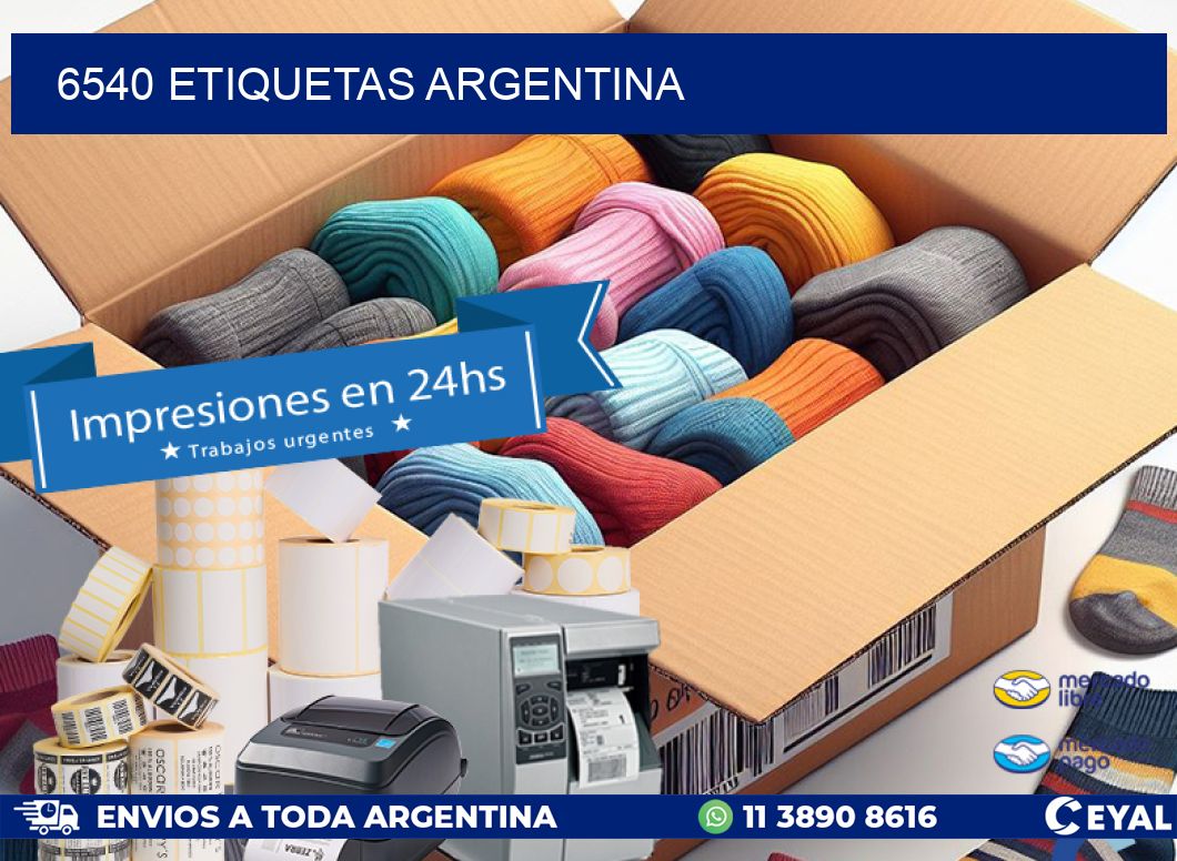 6540 ETIQUETAS ARGENTINA
