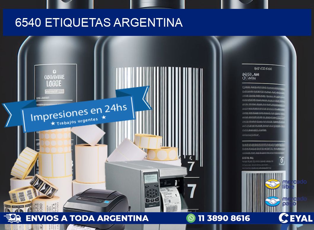6540 ETIQUETAS ARGENTINA