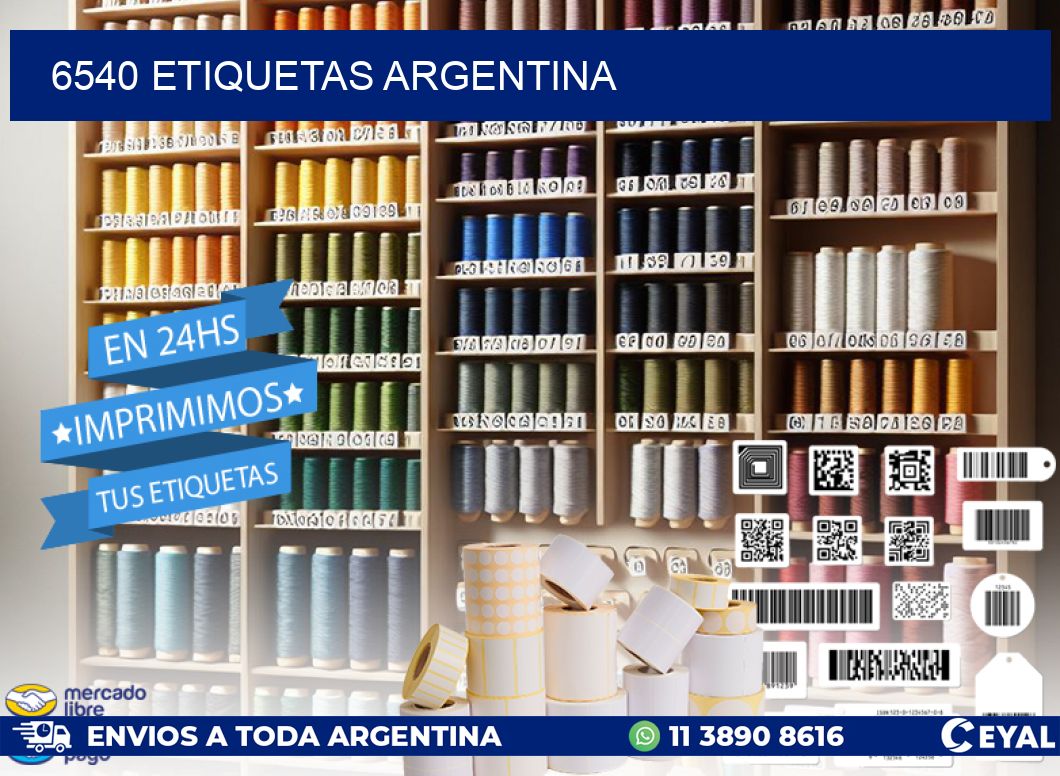 6540 ETIQUETAS ARGENTINA