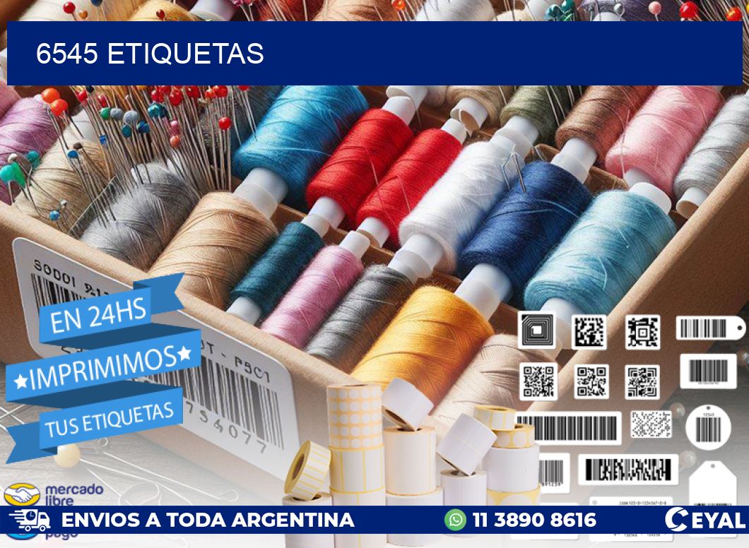 6545 ETIQUETAS