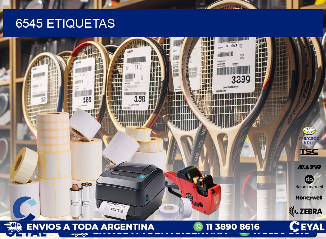 6545 ETIQUETAS