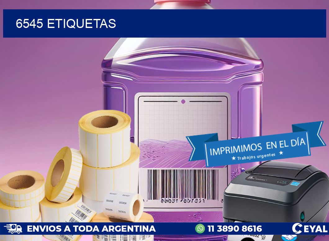 6545 ETIQUETAS