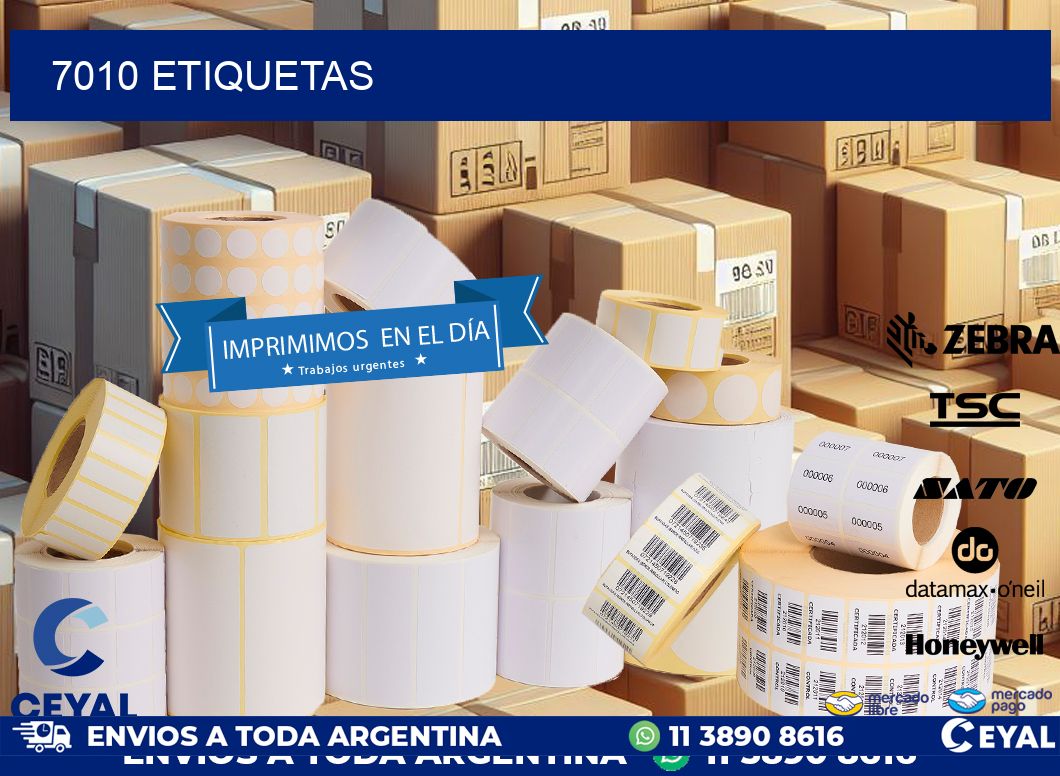 7010 ETIQUETAS
