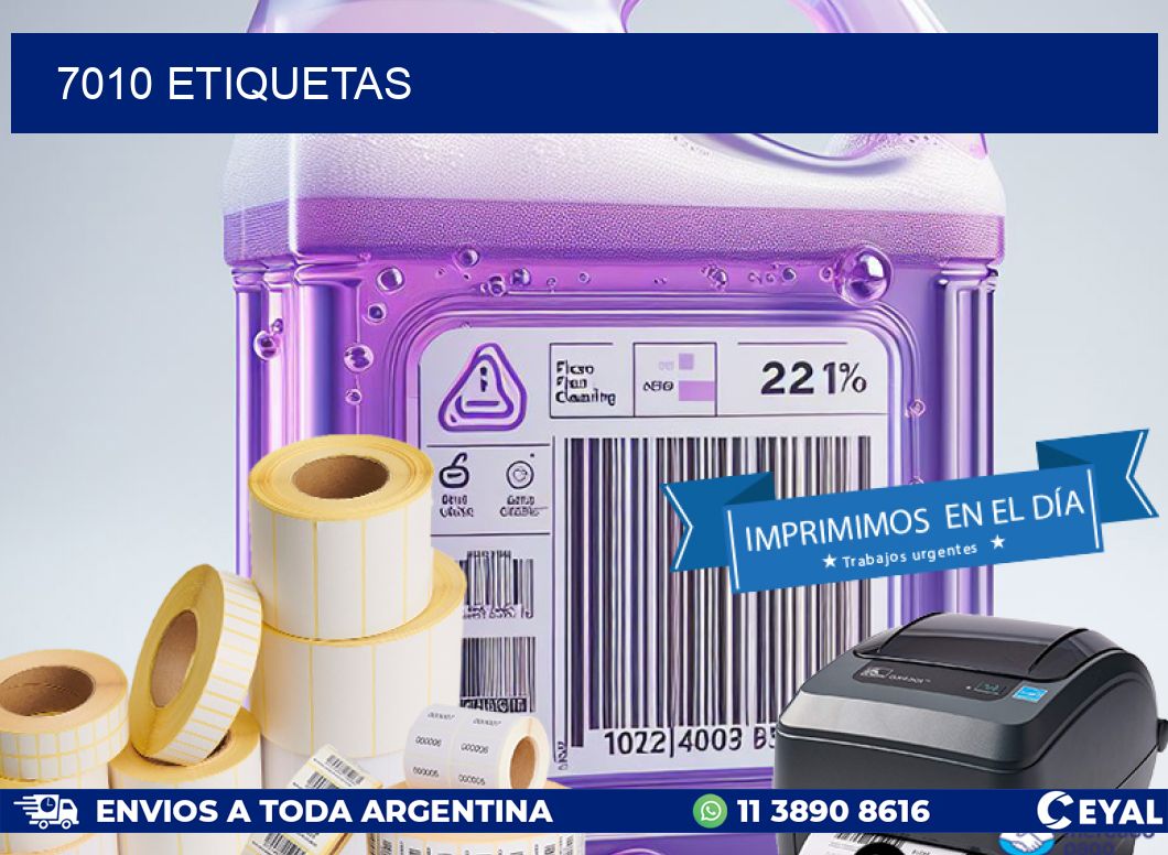 7010 ETIQUETAS