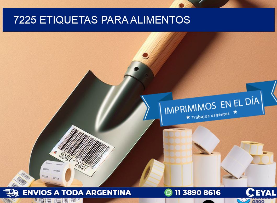 7225 ETIQUETAS PARA ALIMENTOS