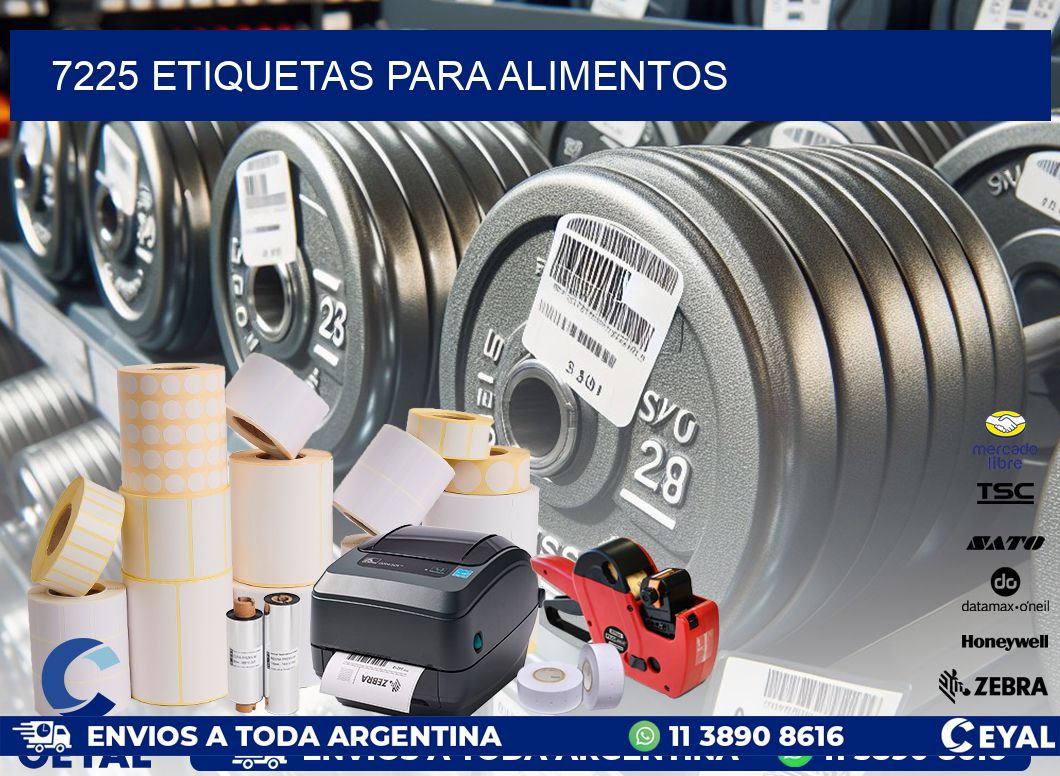 7225 ETIQUETAS PARA ALIMENTOS