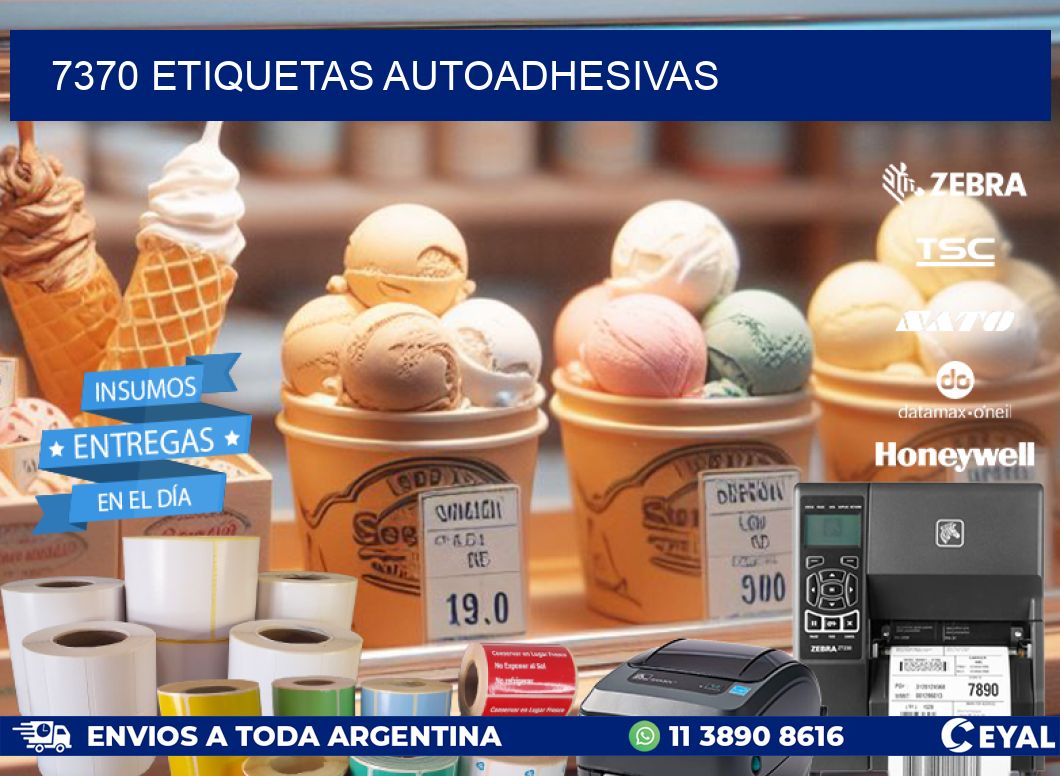 7370 ETIQUETAS AUTOADHESIVAS